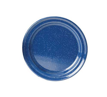 Blue Graniteware Dinner Plates, 10", Set of 4